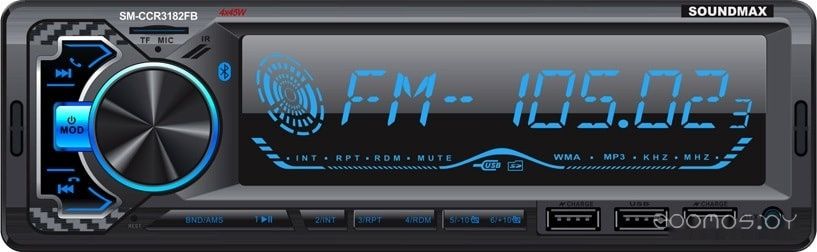 USB-магнитола SoundMAX SM-CCR3182FB