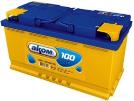 Автомобильный аккумулятор AKOM 6СТ-100 Евро