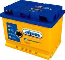 Автомобильный аккумулятор AKOM 6СТ-62 Евро+EFB (62 А/ч)