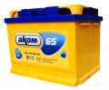 Автомобильный аккумулятор AKOM 6СТ-65 Евро (65 А/ч)