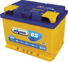 Автомобильный аккумулятор AKOM 6СТ-65VL (65 А·ч)