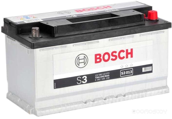 Автомобильный аккумулятор Bosch S3 013 590 122 072 (90 А/ч), фото 1