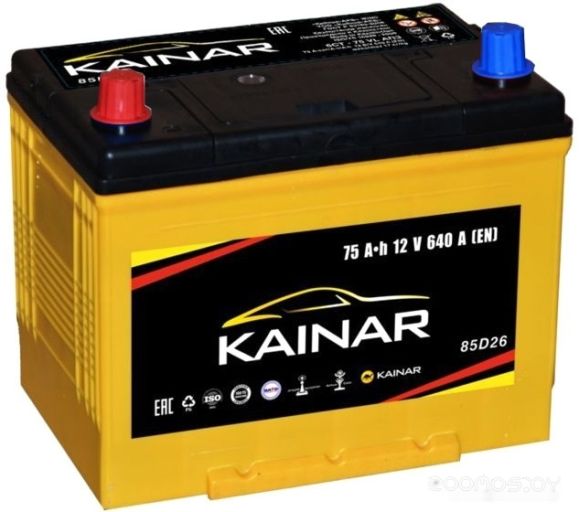 Автомобильный аккумулятор Kainar Asia 75 JL (75 А·ч)
