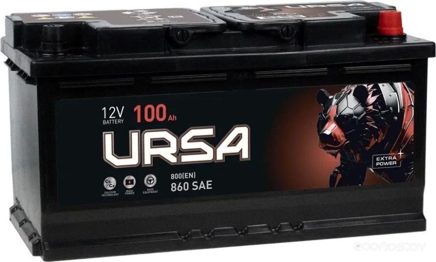 Автомобильный аккумулятор URSA Extra Power 6СТ R+ (100 А·ч)