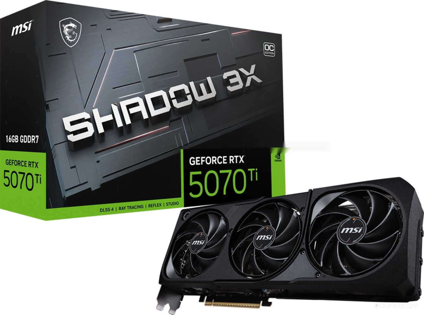 Видеокарта MSI GeForce RTX 5070 Ti 16G Shadow 3X OC, фото 7