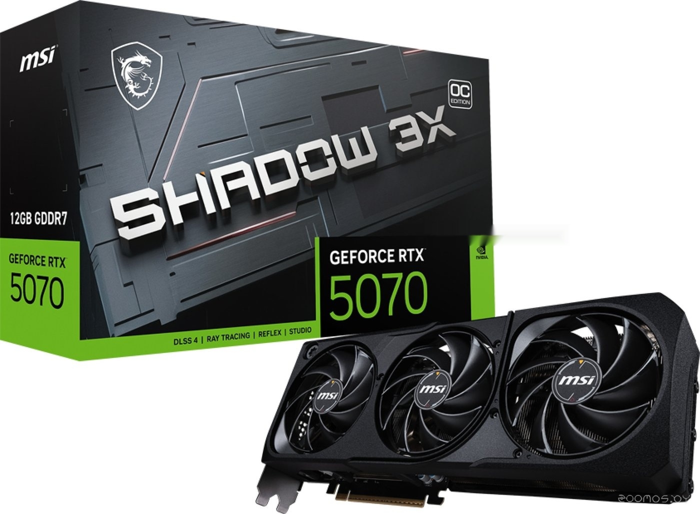 Видеокарта MSI GeForce RTX 5070 12G Shadow 3X OC, фото 10