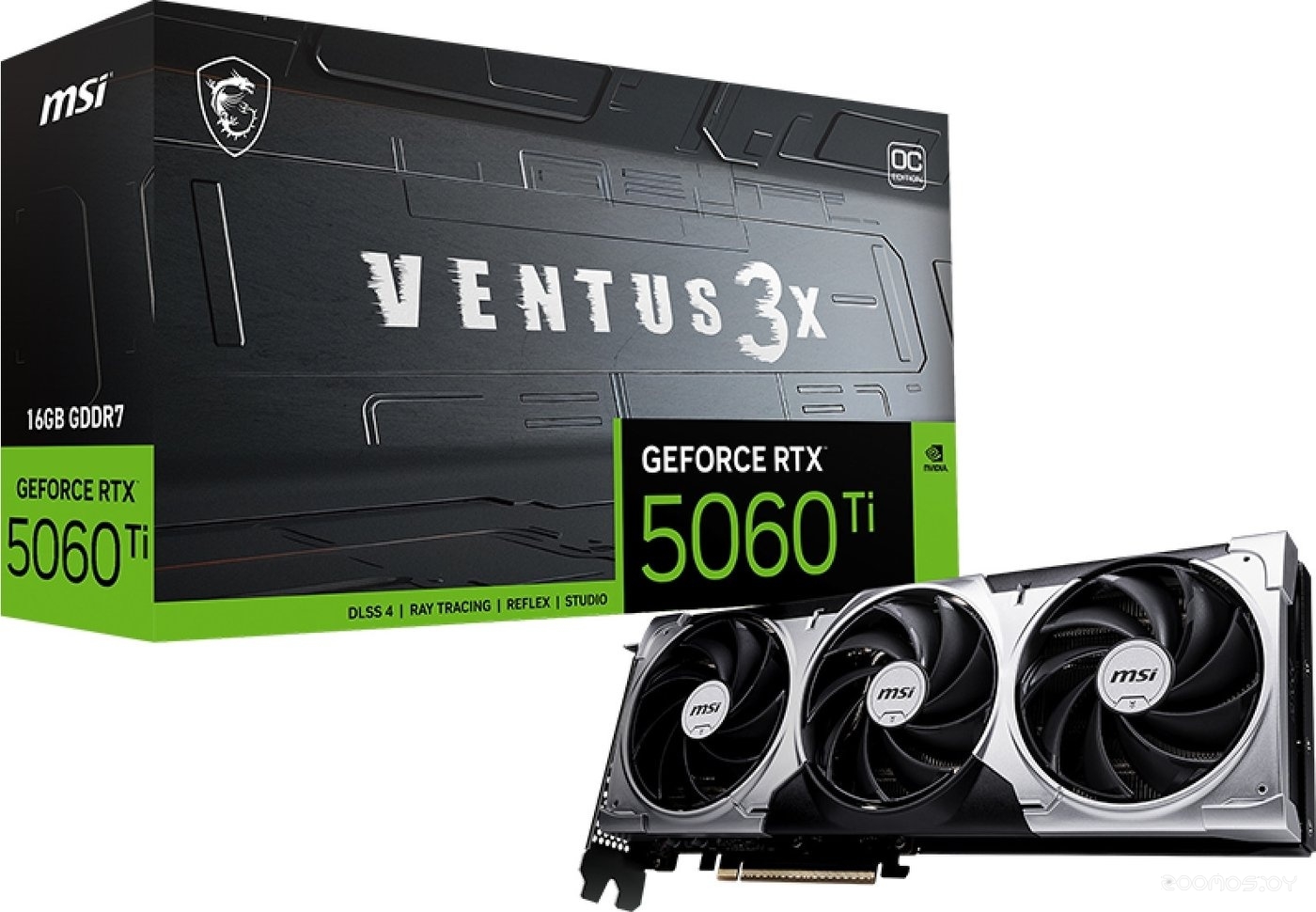 Видеокарта MSI GeForce RTX 5060 Ti 16G Ventus 3X OC, фото 5
