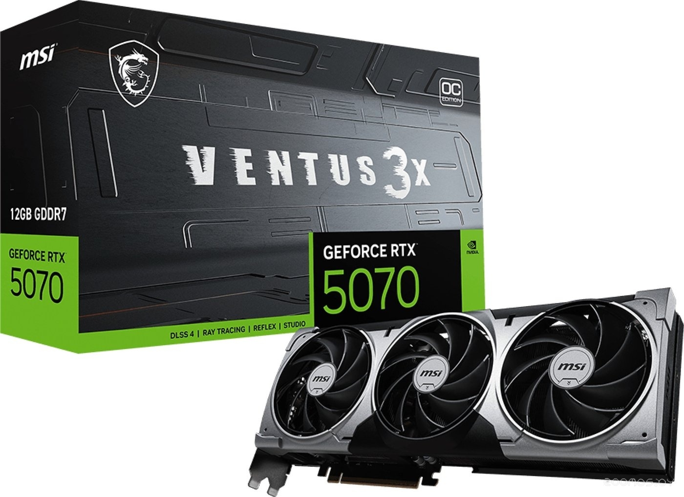 Видеокарта MSI GeForce RTX 5070 12G Ventus 3X OC, фото 6
