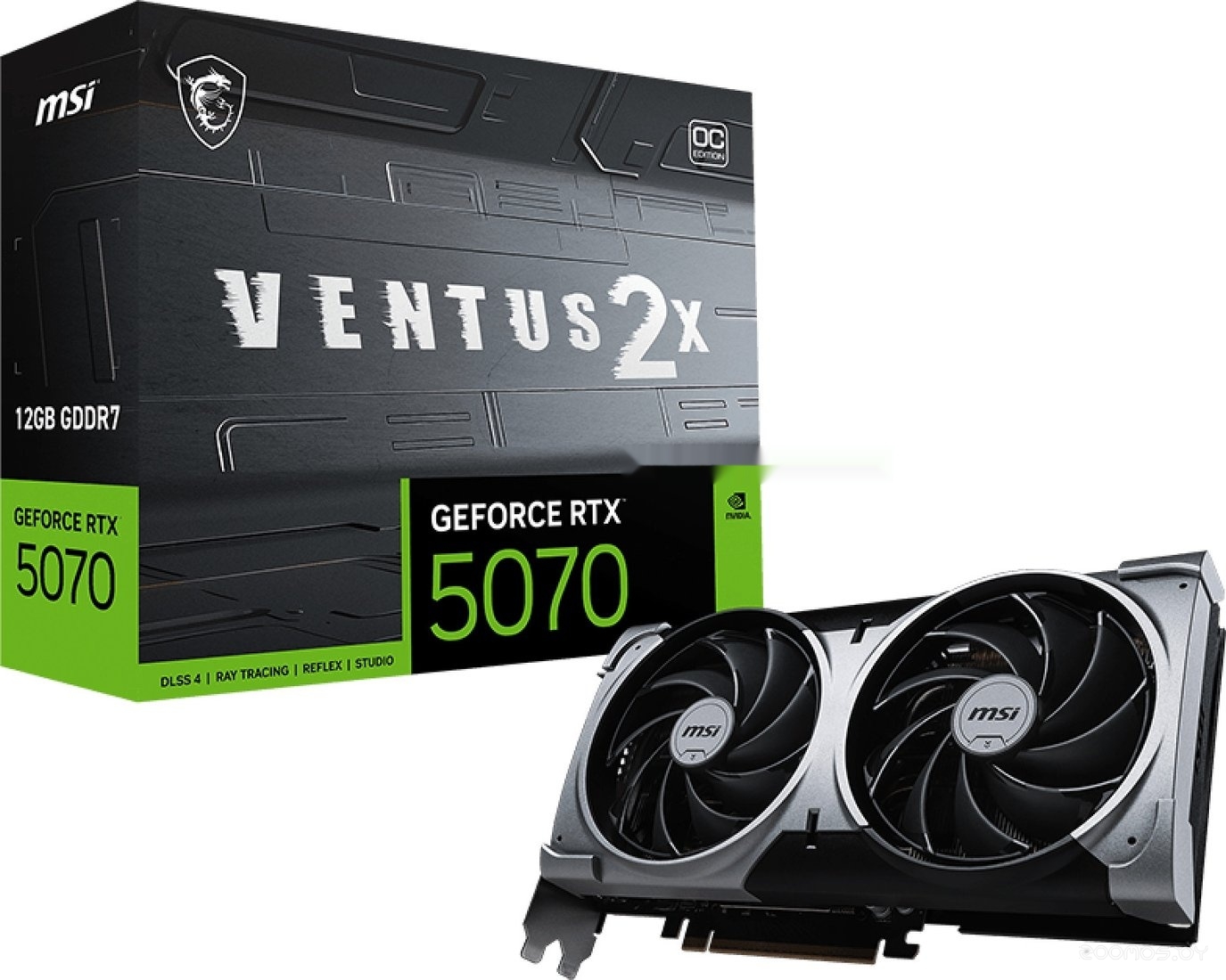 Видеокарта MSI GeForce RTX 5070 12G Ventus 2X OC, фото 10