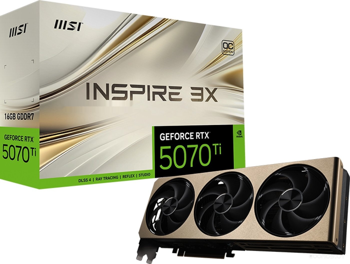 Видеокарта MSI GeForce RTX 5070 Ti 16G Inspire 3X OC Plus, фото 7