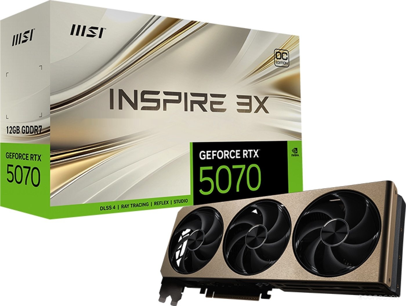 Видеокарта MSI GeForce RTX 5070 12G Inspire 3X OC, фото 10