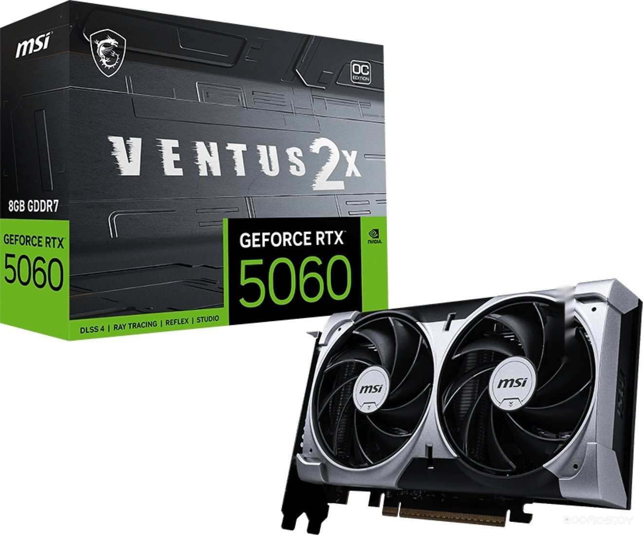 Видеокарта MSI GeForce RTX 5060 8G Ventus 2X OC, фото 5