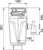Измельчитель пищевых отходов Franke Slim 50 134.0715.098