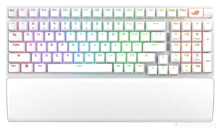 Клавиатура Asus ROG Strix Scope II 96 Wireless Moonlight White (NX Snow)