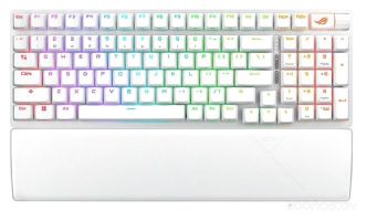 Клавиатура Asus ROG Strix Scope II 96 Wireless Moonlight White (NX Snow)