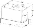 Кухонная вытяжка Zorg Neve 1260 60 S-GC (белый)