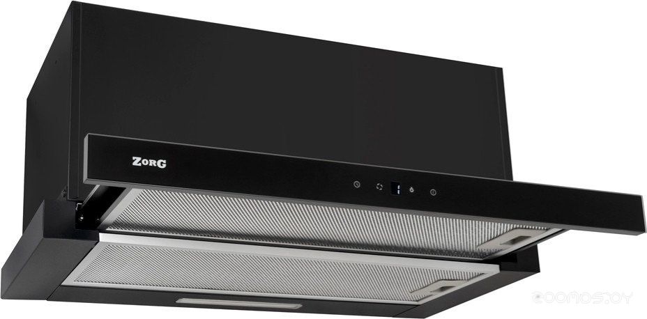 Кухонная вытяжка Zorg Turbo 1260 60 S (черный)