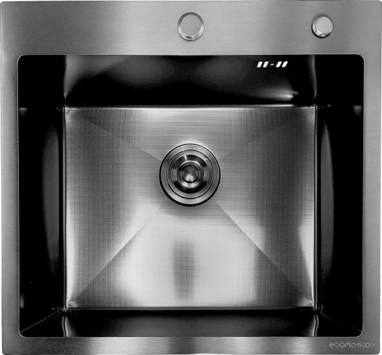 Кухонная мойка Asteria A5550NB-D1 (черный декор)