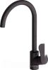 Кухонная мойка Berge BR-5850 + смеситель AM.PM Like F8007122 (черный)