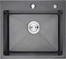 Кухонная мойка Gerhans K35044B (графит)