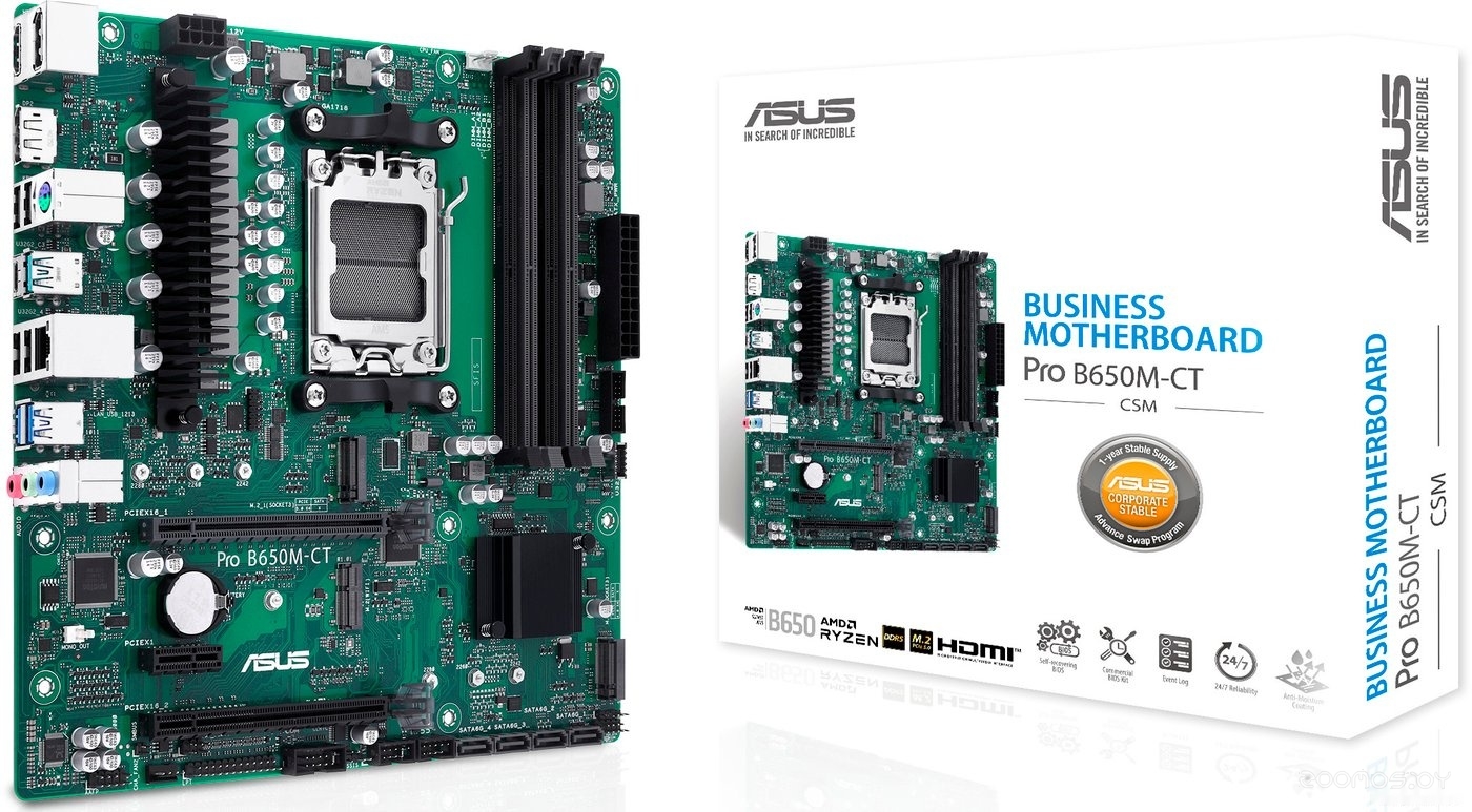 Материнская плата Asus Pro B650M-CT-CSM, фото 8