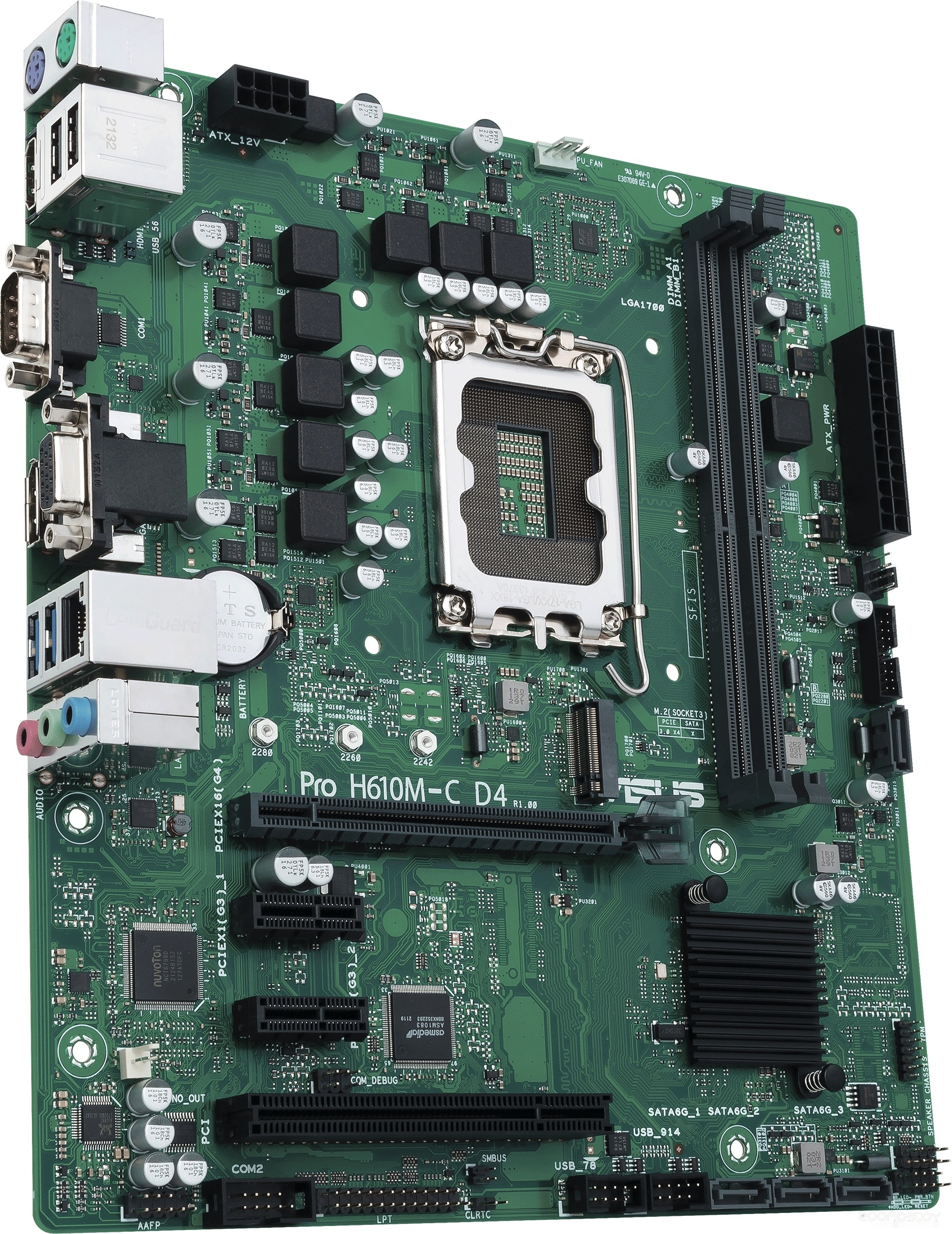 Материнская плата Asus Pro H610M-C D4-CSM, фото 3