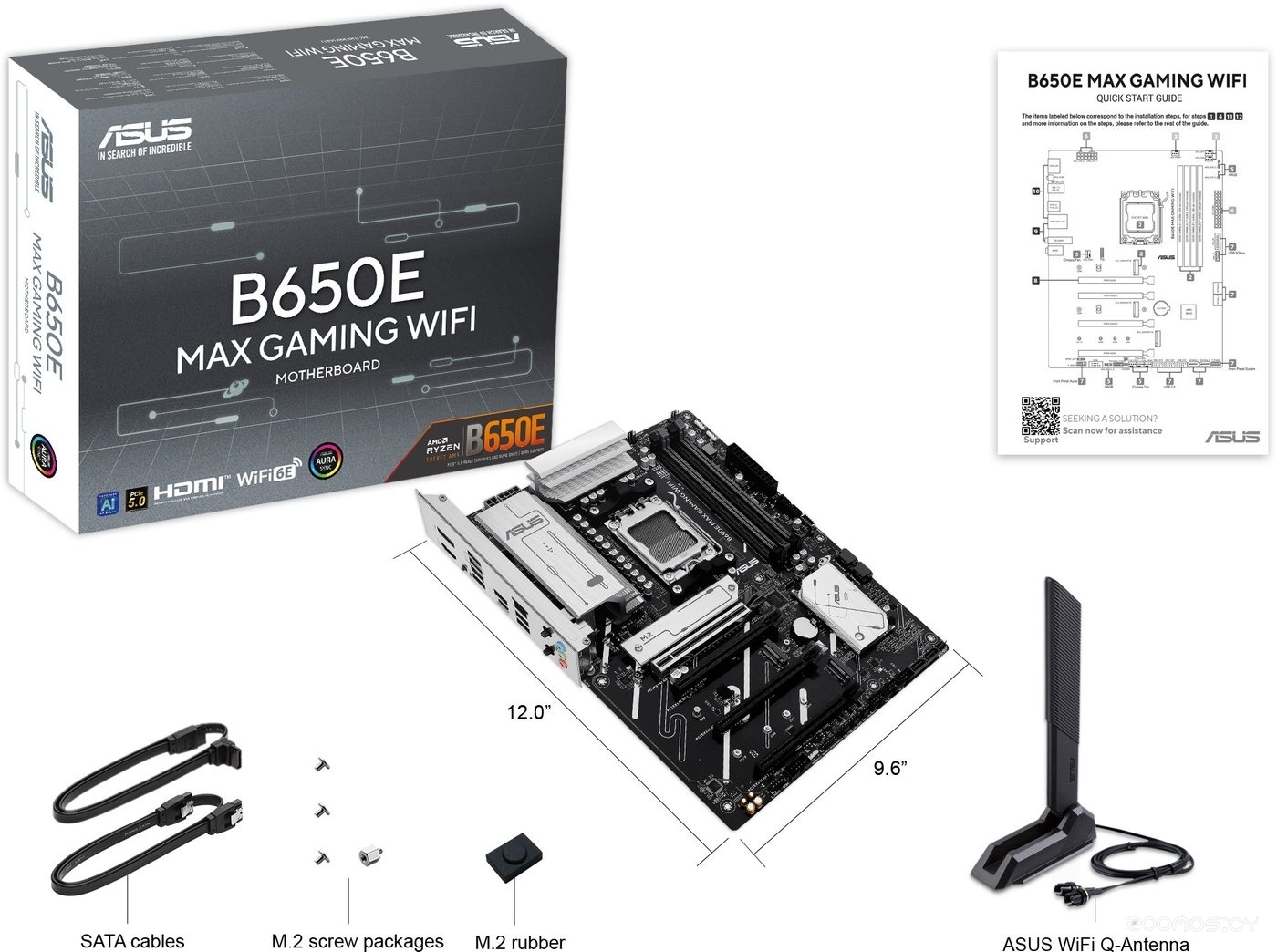 Материнская плата Asus B650E Max Gaming WiFi, фото 8