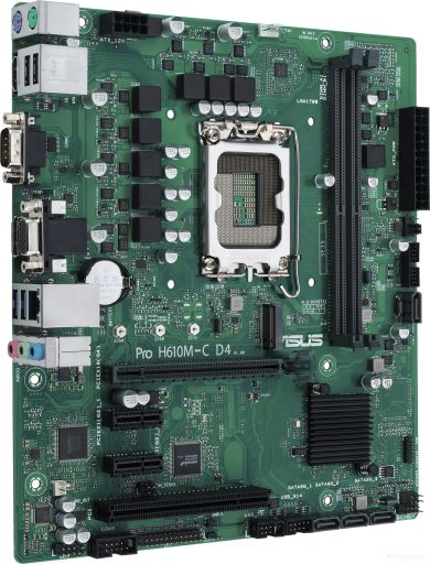 Материнская плата Asus Pro H610M-C D4-CSM, фото 1