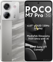 Телефон POCO M7 Pro 5G 8GB/256GB международная версия (серебристый)