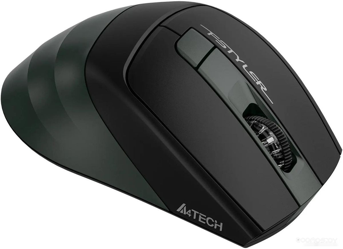 Мышь A4Tech Fstyler FB35S (черный/темно-зеленый), фото 4