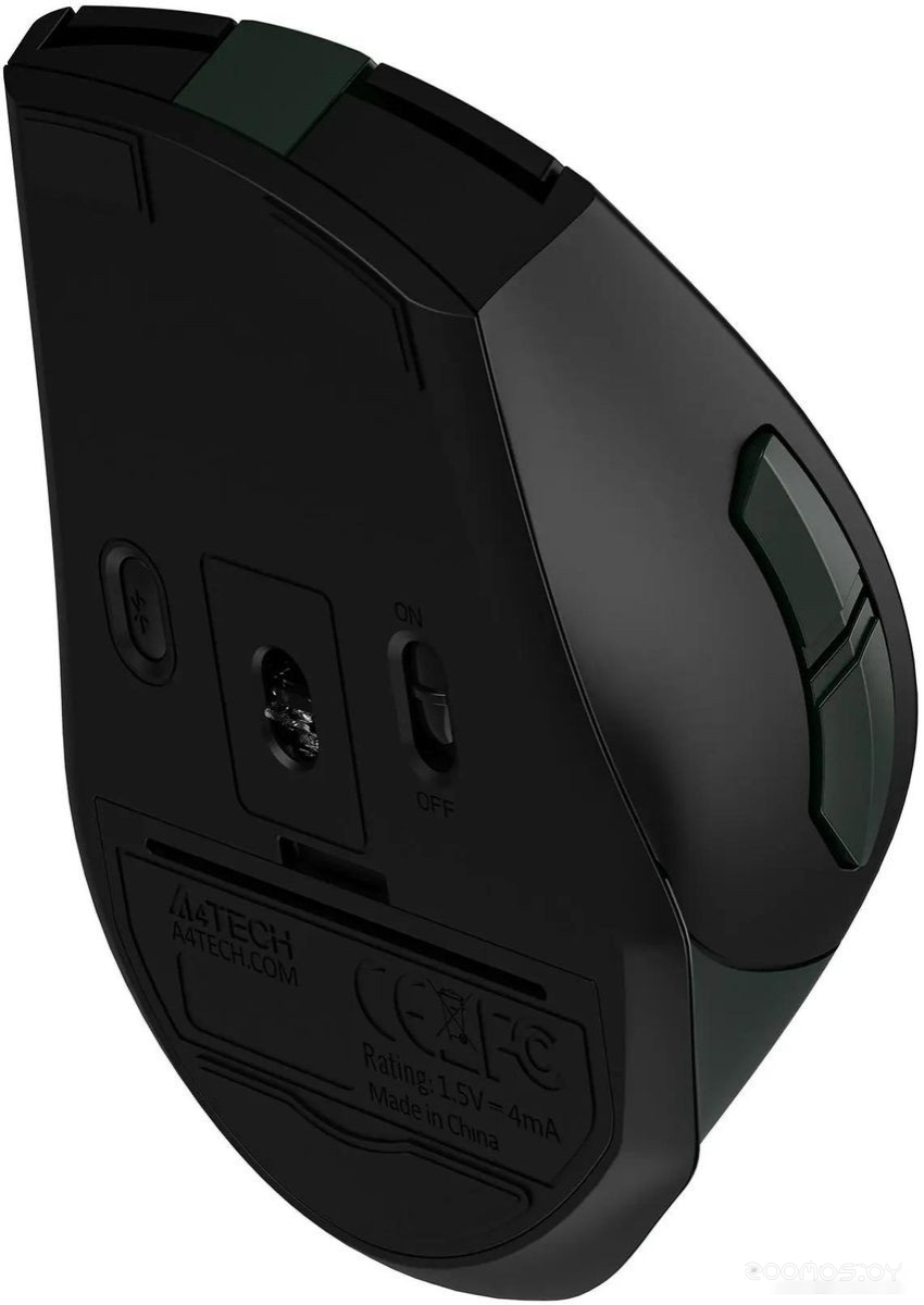 Мышь A4Tech Fstyler FB35S (черный/темно-зеленый), фото 8