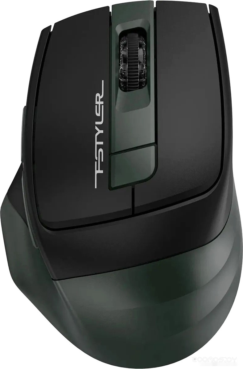 Мышь A4Tech Fstyler FB35S (черный/темно-зеленый), фото 2