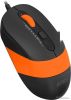 Мышь A4Tech Fstyler FM10S (оранжевый/черный)