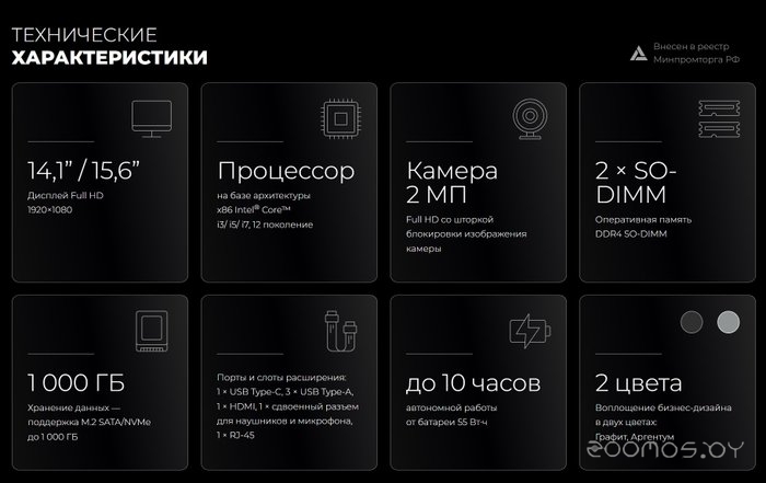 Ноутбук Kvadra Nau LE15T Y22L02P01101R_329EB4, фото 4
