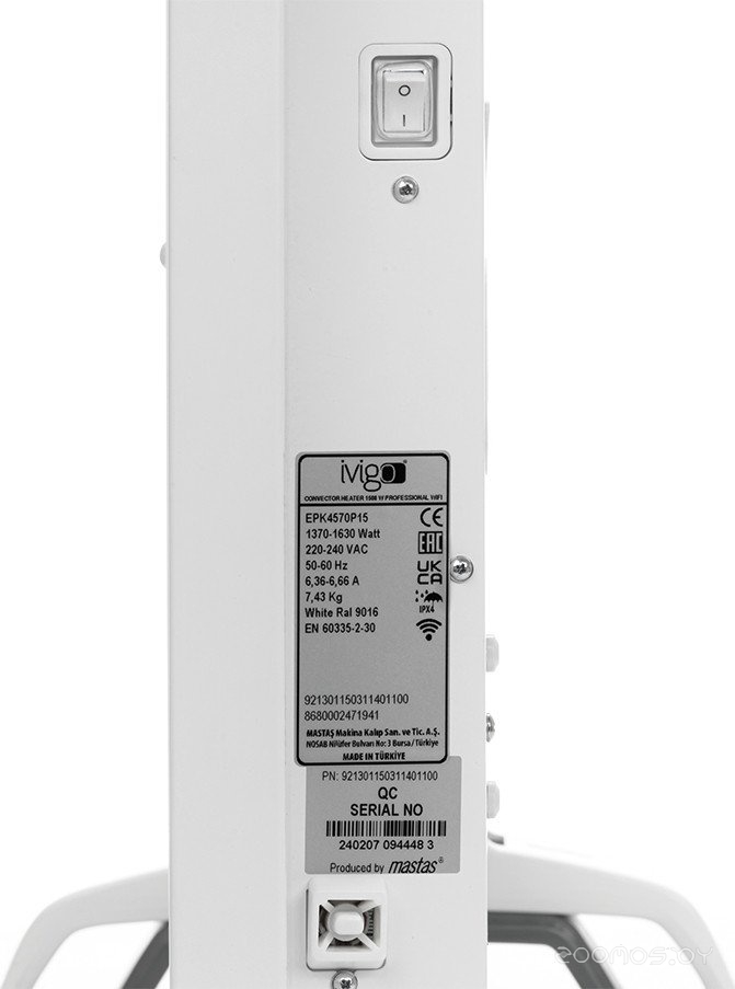 Конвектор iVigo EPK4590P20 Wi-Fi, фото 18