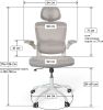 Офисное кресло byRoom Office Сhallenge HS-6305W-2-G (серый)
