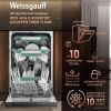 Встраиваемая посудомоечная машина Weissgauff BDW 4536 D Inverter Autoopen Timer Floor