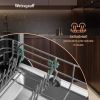 Встраиваемая посудомоечная машина Weissgauff BDW 4536 D Inverter Autoopen Timer Floor