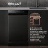 Отдельностоящая посудомоечная машина Weissgauff DW 4539 Inverter Touch AutoOpen Black