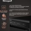 Отдельностоящая посудомоечная машина Weissgauff DW 4539 Inverter Touch AutoOpen Black