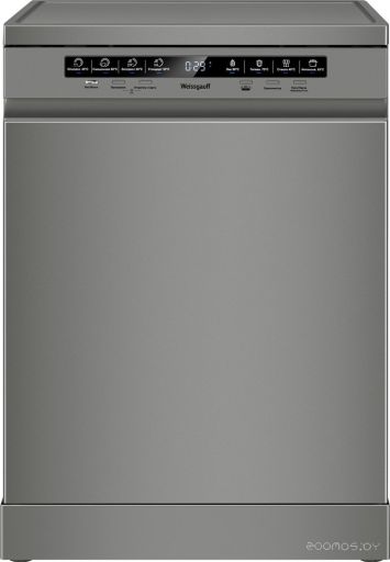 Отдельностоящая посудомоечная машина Weissgauff DW 6038 D Dual Wash Silver