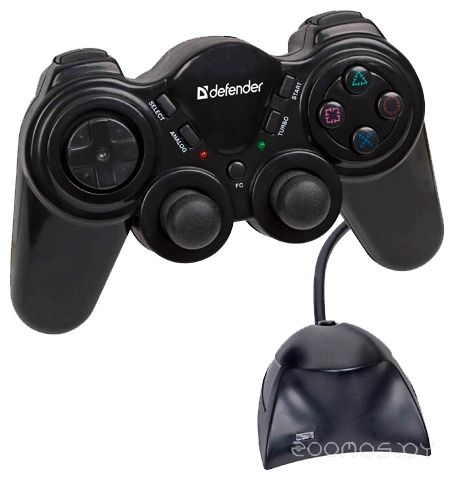 Проводной геймпад Defender Game Racer Wireless PRO