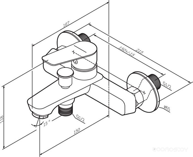 Смеситель Am.Pm Crave F9C10000, фото 9