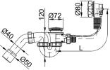 Сифон Styron STY-536-A-K-110