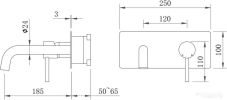 Смеситель Berges Wasserhaus Ventas R 076015