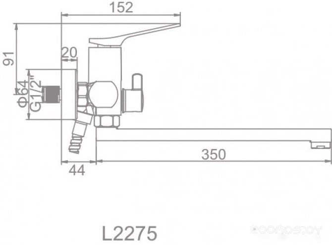 Смеситель Ledeme L2275, фото 2