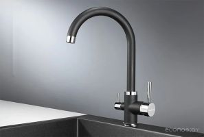 Смеситель Krona Brunnen H270 1 КА-00006917 (черный)