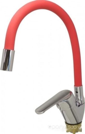 Смеситель Ledeme L4132-1 (хром/красный)
