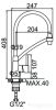 Смеситель Ledeme L4399-3 (хром/белый)