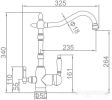 Смеситель Ledeme L4555-3